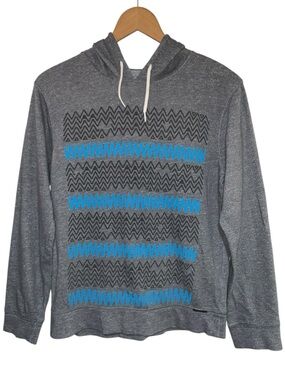 On the BYAS Men's Pullover Light Weight Hoodie Grey Size S